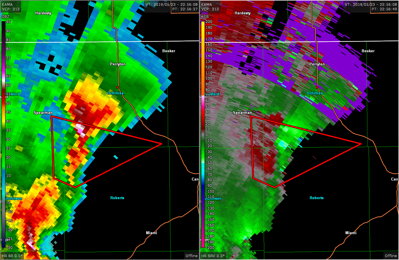 May 23, 2019 Slapout Laverne, OK Tornadoes NNWX.US