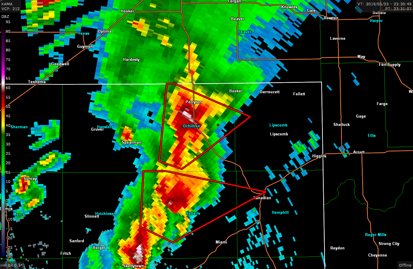 May 23, 2019 Slapout Laverne, OK Tornadoes NNWX.US